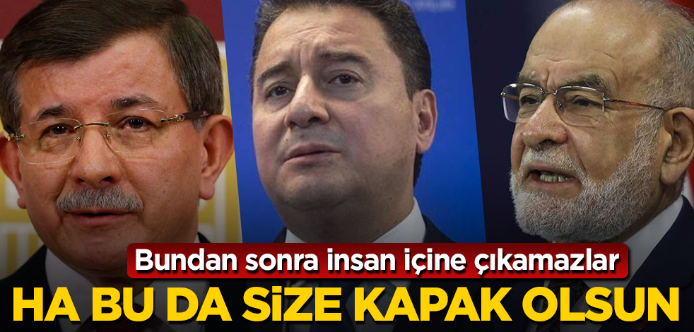 Karamollaoğlu, Davutoğlu ve Babacan'a efsane kapak! Bundan sonra insan içine çıkamazlar