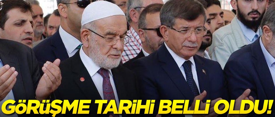 Karamollaoğlu ile Davutoğlu görüşmesinin tarihi belli oldu!