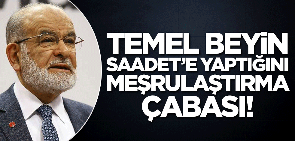 Karamollaoğlu Saadet Partisi'ne yaptığını meşrulaştırmaya çalıştı! Konuştukça battılar...