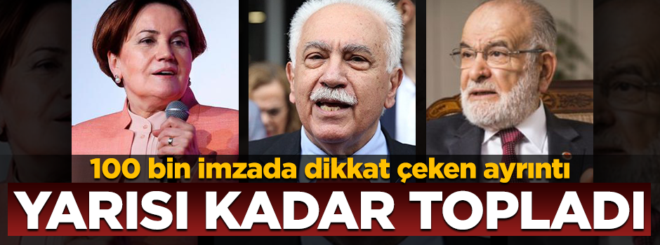 Karamollaoğlu SP'nin oyunun yarısı kadar imza topladı