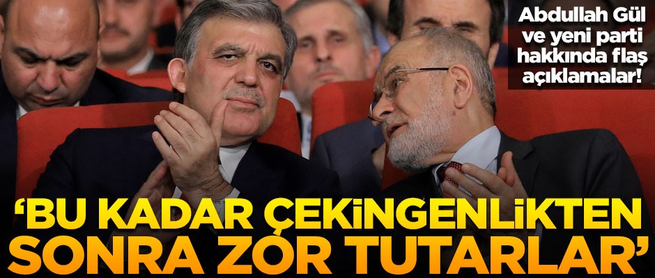 Karamollaoğlu'ndan Abdullah Gül ve yeni parti açıklaması! "Bu kadar çekingenlikten sonra zor tutarlar"