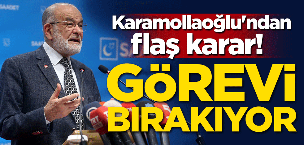 Karamollaoğlu'ndan flaş karar! Görevi bırakıyor