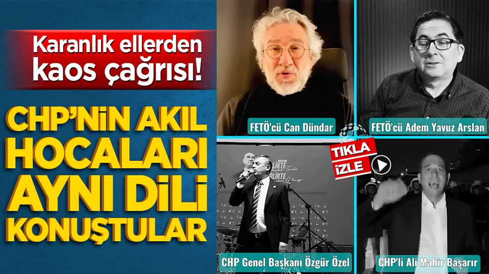Karanlık ellerden kaos çağrısı yeniden gündem oldu! Özgür Özel ve FETÖ'cüler halkı sokağa çağırdı
