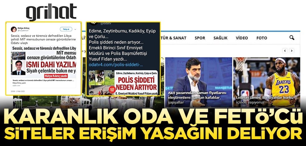"Karanlık oda" ve FETö’cü siteler erişim yasağını deliyor