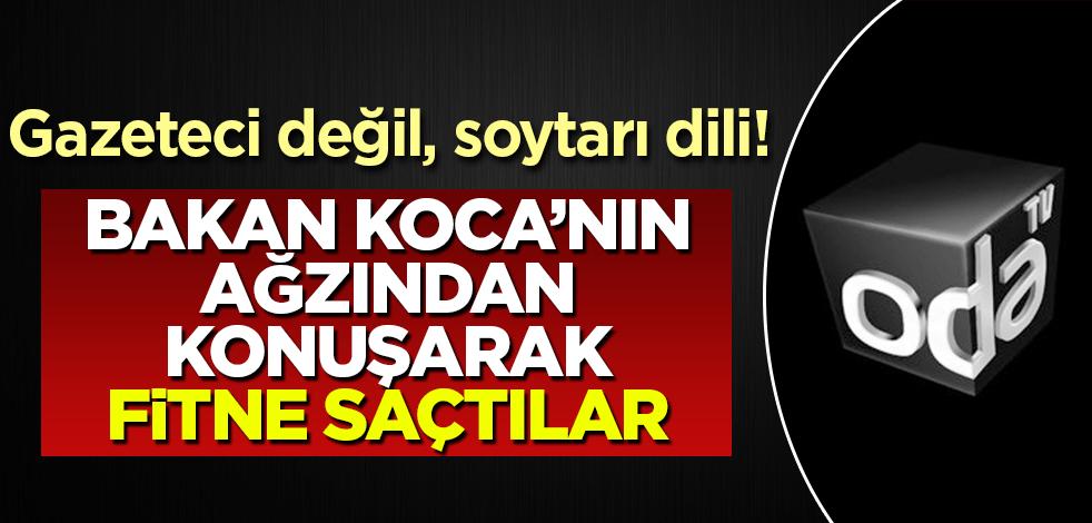 Karanlık Oda yine operasyon peşinde! 'Bakan Koca istifa edecek' yalanını kulis bilgisi diye yutturmaya çalışıyorlar