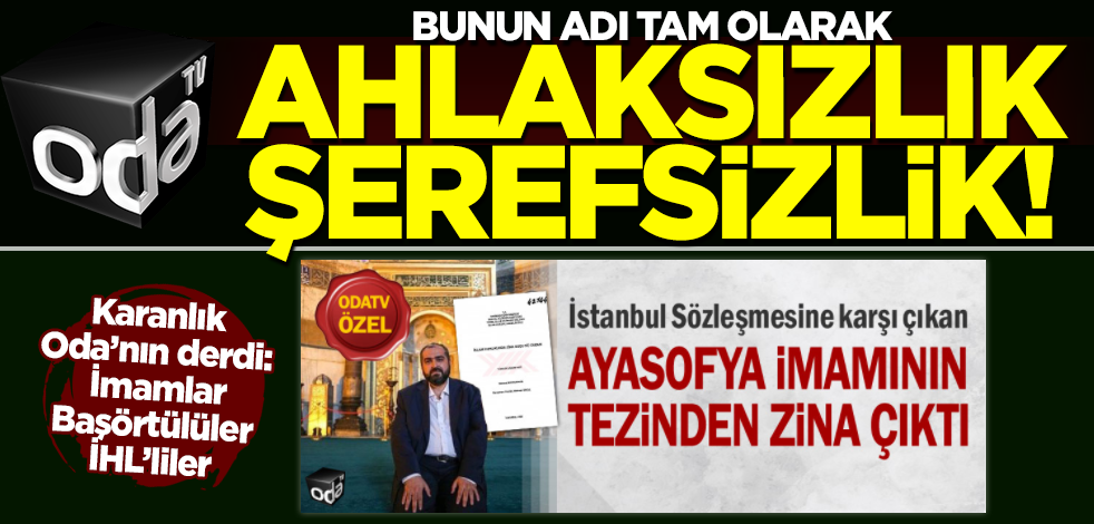 Karanlık Odatv'den Ayasofya İmamı Mehmet Boynukalın için aşağılık ifadeler