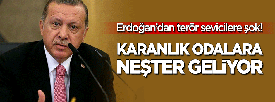 Karanlık odaya neşter yolda