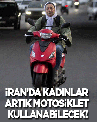Karar yürürlüğe girdi: İran’da kadınlar artık motosiklet kullanabilecek