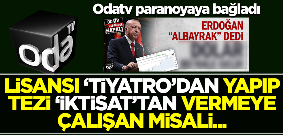 Karar'ın ardından Odatv de dolar artışını Berat Albayrak'a bağladı