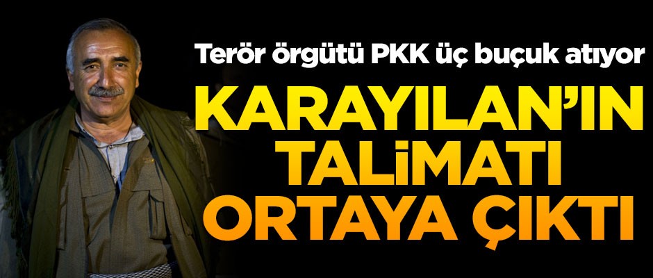 Karayılan'ın telsiz talimatı ortaya çıktı! PKK üç buçuk atıyor