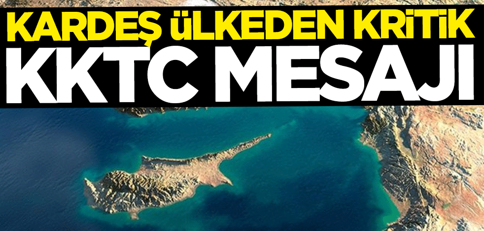 Kardeş ülkeden kritik KKTC açıklaması: Görüşüyoruz