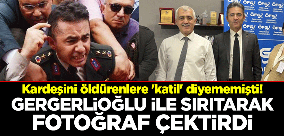 Kardeşini öldürenlere 'katil' diyememişti! HEDEP'li Ömer Faruk Gergerlioğlu ile sırıtarak fotoğraf çektirdi