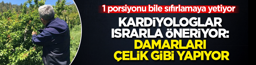 Kardiyologlar ısrarla öneriyor: Damarları çelik gibi yapıyor! 1 porsiyonu bile sıfırlamaya yetiyor