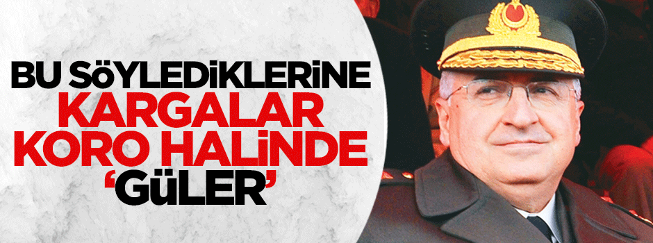 Kargalar bile ‘Güler’