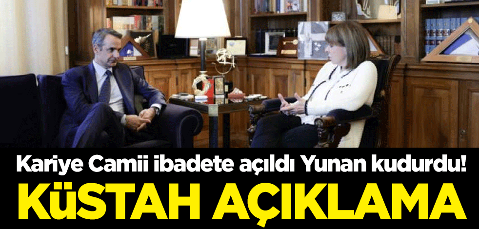 Kariye Camii ibadete açıldı Yunan kudurdu! Küstah açıklama