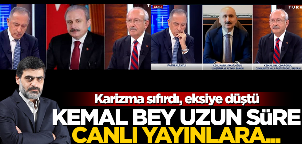 Karizma sıfırdı, eksiye düştü! Kemal bey uzun süre canlı yayınlara...