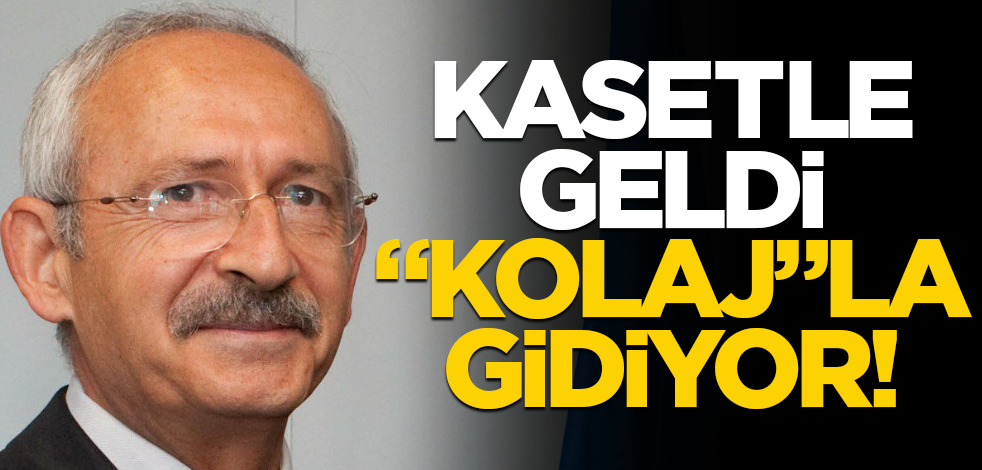 Kasetle geldi, "kolaj"la gidiyor!