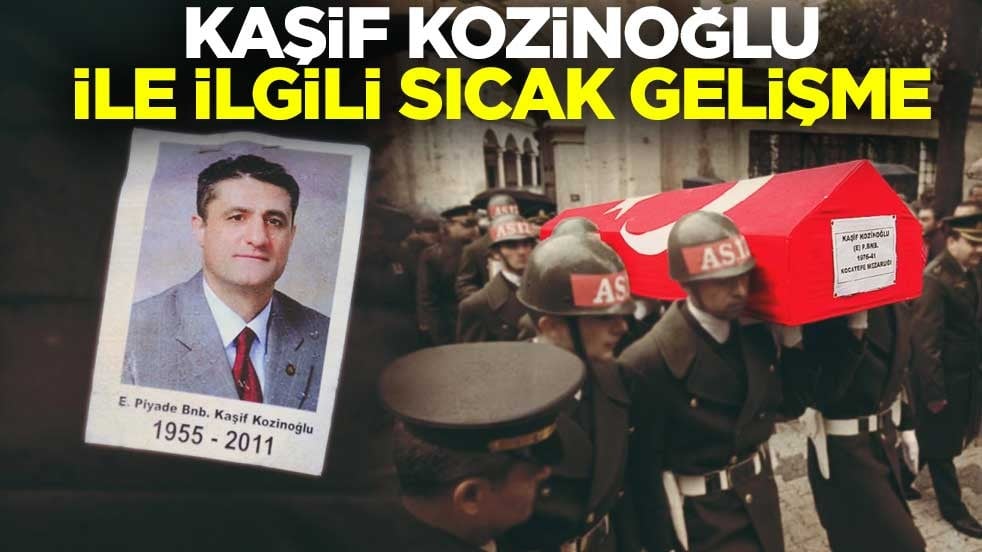 Kaşif Kozinoğlu ile ilgili sıcak gelişme