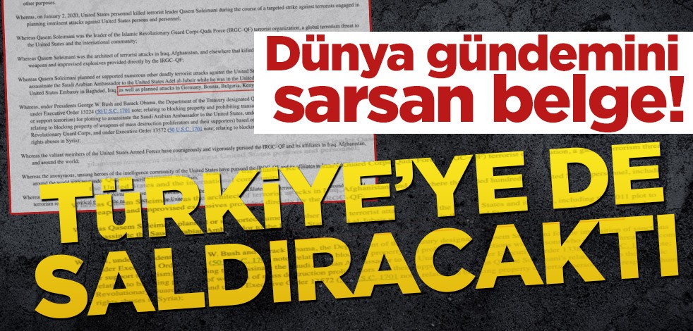 Kasım Süleymani Türkiye’ye de saldıracaktı iddiası