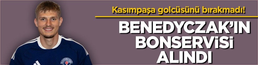 Kasımpaşa golcüsünü bırakmadı! Adrian Benedyczak’ın bonservisi alındı