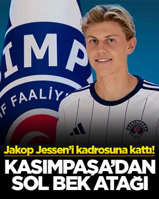 Kasımpaşa’dan sol bek atağı! Jakop Jessen’i kadrosuna kattı