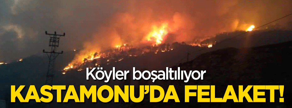 Kastamonu'da korkutan yangın!