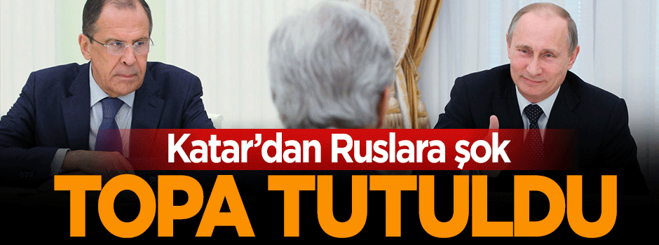 Katar Dışişleri Bakanından Lavrov'a şok: Esed'i topa tuttu