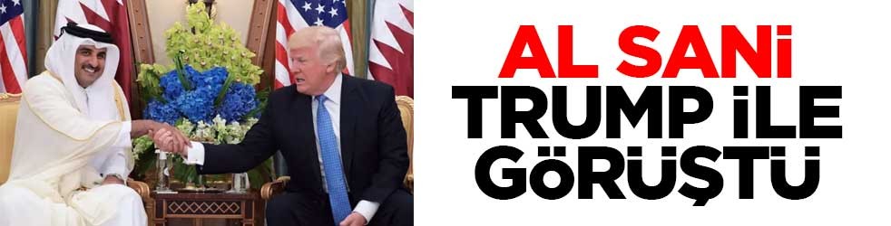 Al Sani, Trump ile görüştü