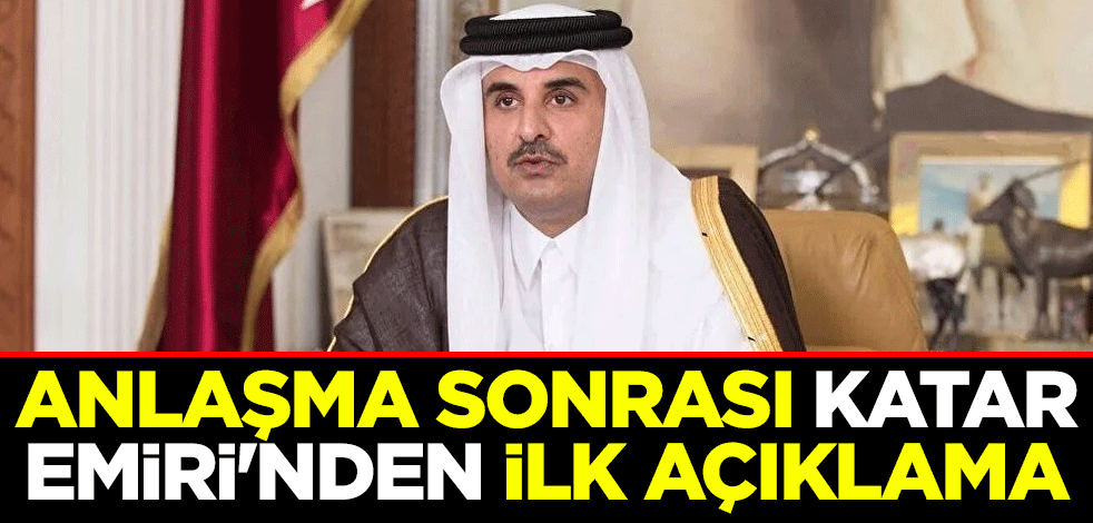Katar Emiri Al Sani'den Doha Barış Anlaşması açıklaması