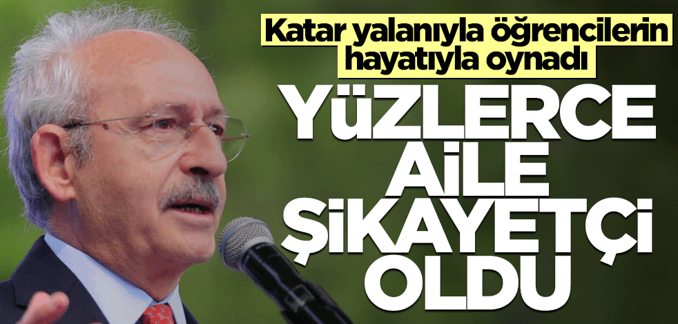 Katar yalanıyla öğrencilerin hayatıyla oynadı! Yüzlerce aileden suç duyurusu