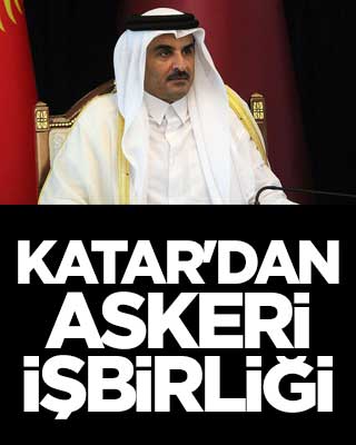 Katar'dan askeri işbirliği