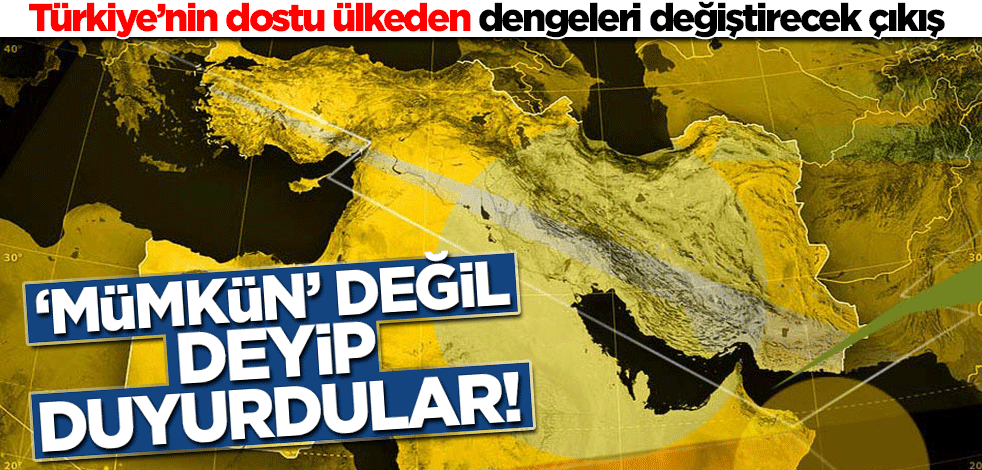 Katar'dan gündeme oturan çıkış! "Mümkün değil" deyip duyurdular