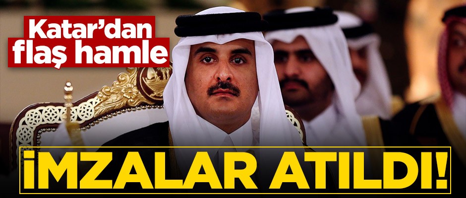 Katar'dan 'millileştirme' hamlesi! İmzalar atıldı