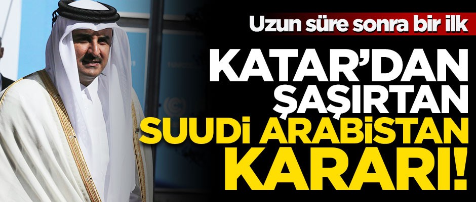Katar'dan şaşırtan karar! Zirveye bakan gönderecek