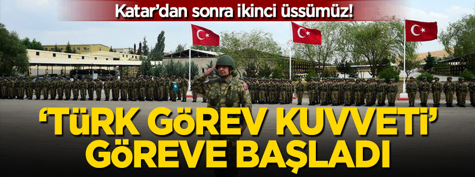 'Somali Türk Görev Kuvveti' göreve başladı