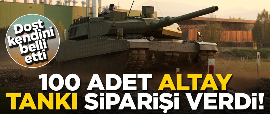 Katar'dan Türkiye'ye 100 adet Altay tankı siparişi