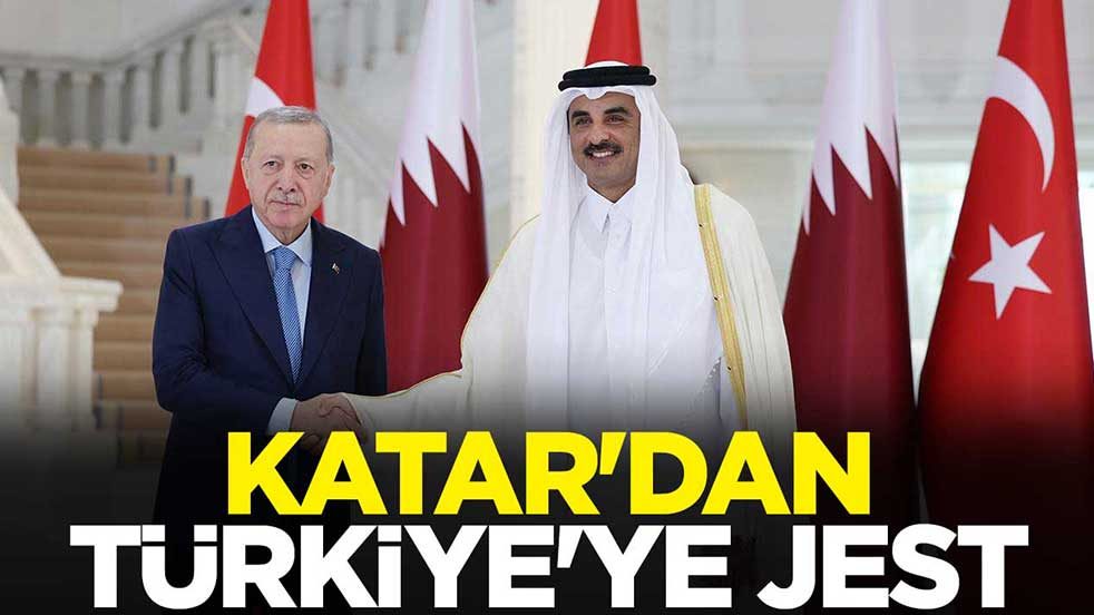 Katar'dan Türkiye'ye jest