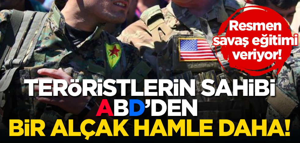 Katil ABD'den PKK/YPG'ye açık destek! Resmen savaş eğitimi veriyor!