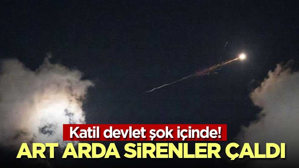 Katil devlet şok içinde! Art arda sirenler çaldı