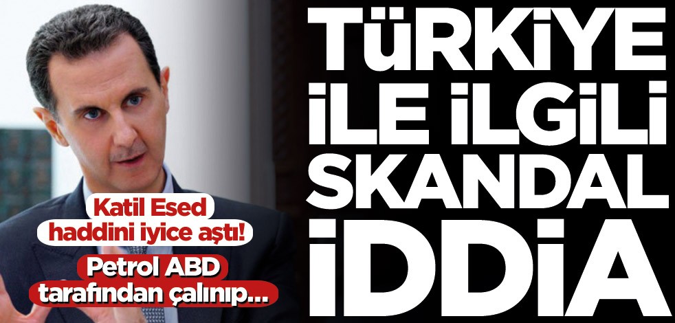 Katil Esed haddini iyice aştı! Petrol ABD tarafından çalınıp…