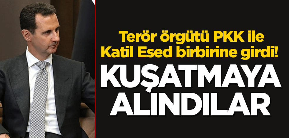 Katil Esed ile terör örgütü PKK birbirine girdi! Kuşatma altına alındılar