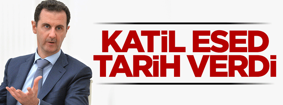 Katil Esed'den seçim tarihini açıkladı