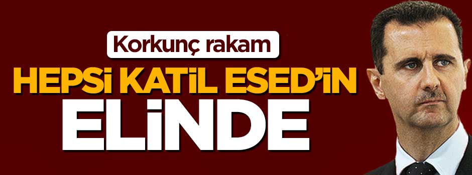 Katil Esed’in elinde 3 bin ton kimyasal bomba var