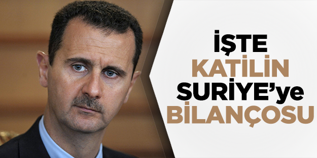 Katil Esed'in Suriye'ye bilançosu: 133 bin ölü