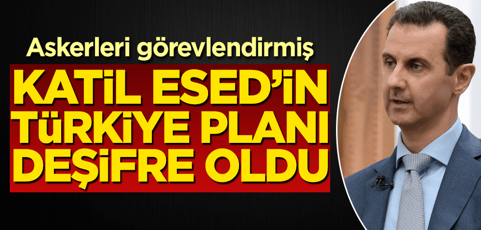 Katil Esed’in ‘Türkiye’ planı ortaya çıktı! Askerleri görevlendirmiş