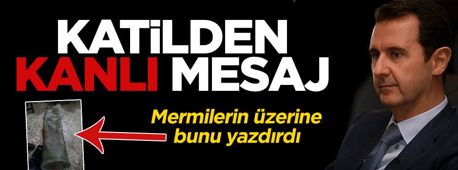 Katil Esed'ten kanlı bayram mesajı