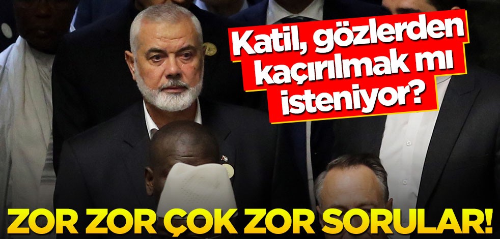 Katil, gözlerden kaçırılmak mı isteniyor? Zor zor, çok zor sorular!