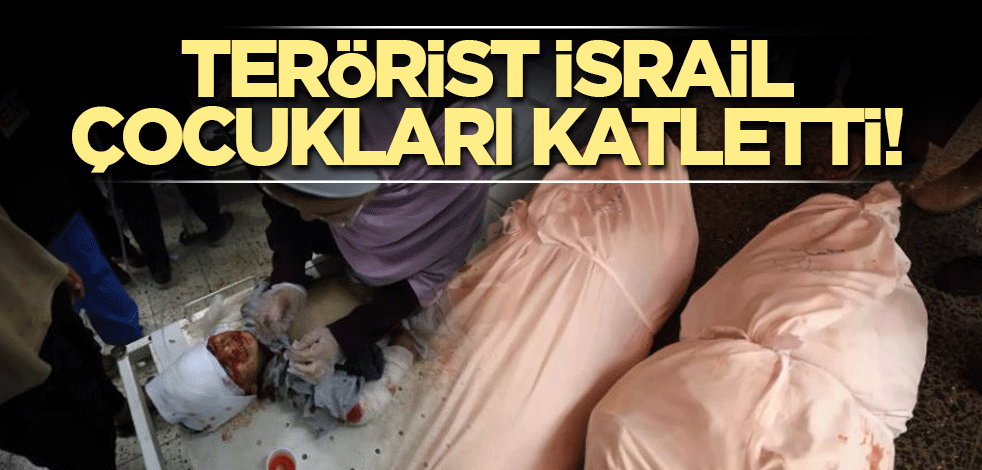 Katil İsrail çocukları katletti!