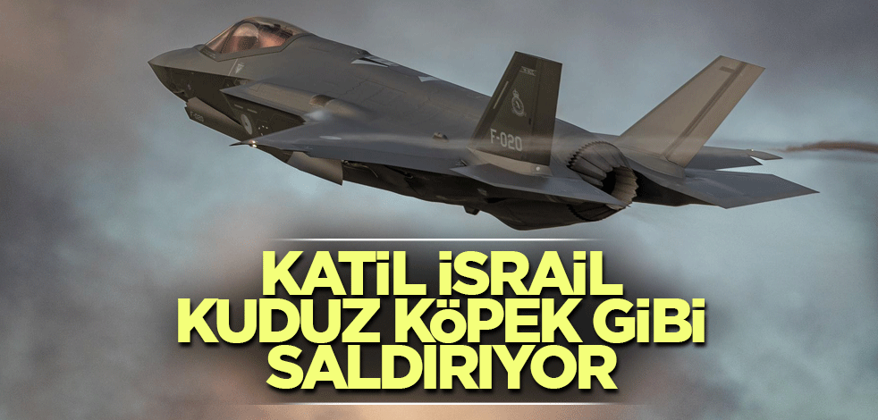 Katil İsrail kuduz köpek gibi saldırıyor