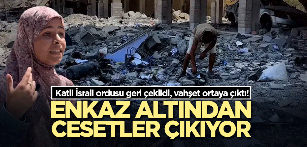 Katil İsrail ordusu geri çekildi, vahşet ortaya çıktı!